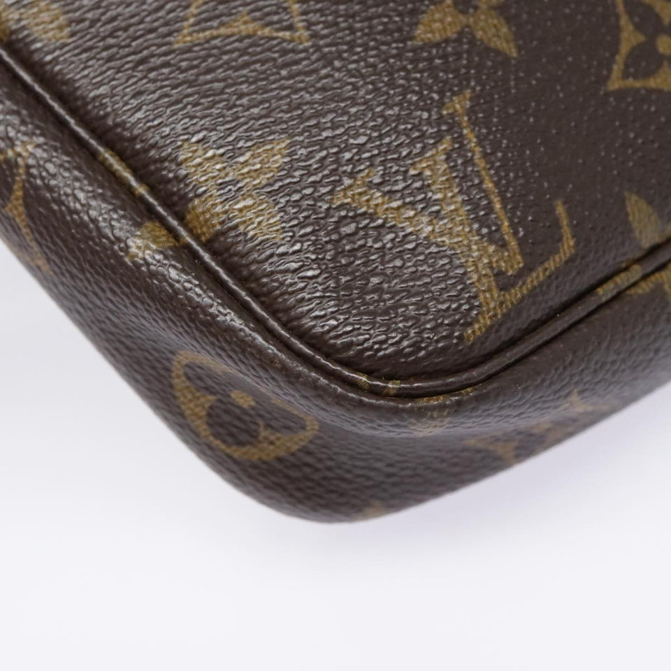 Louis Vuitton Pochette Accessoire  Canvas Clutch Bag