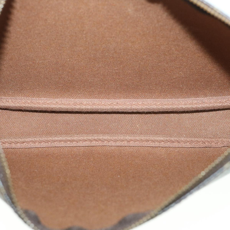 Louis Vuitton Pochette Accessoires  Canvas Clutch Bag