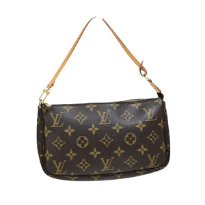 Louis Vuitton Pochette Accessoires  Canvas Clutch Bag