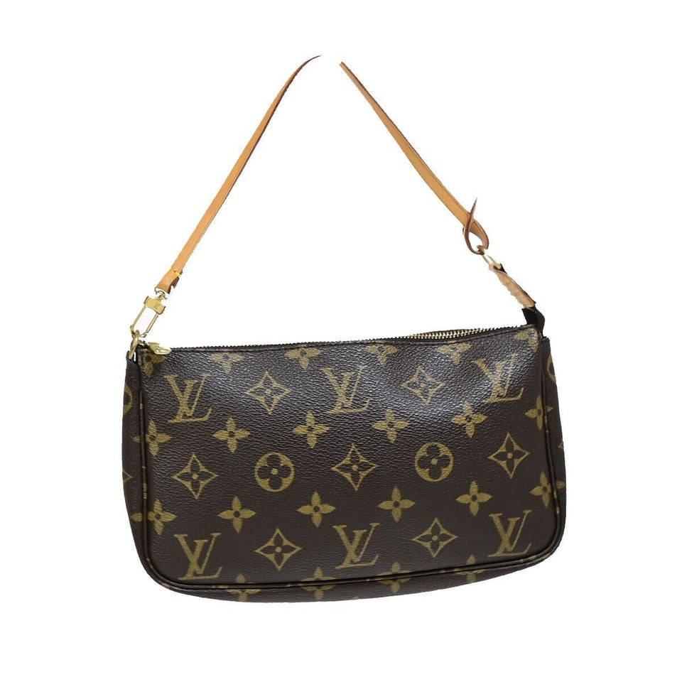 Louis Vuitton Pochette Accessoires  Canvas Clutch Bag