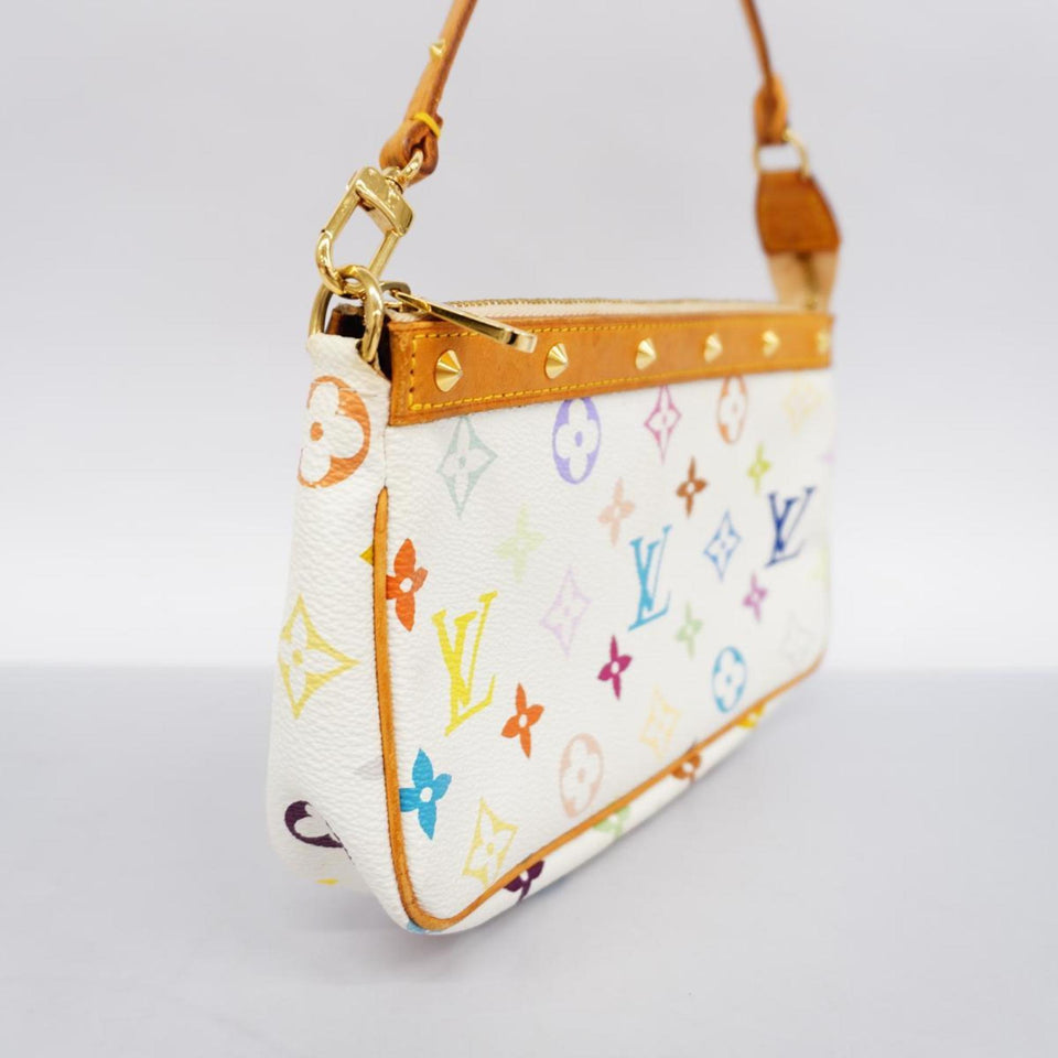 Louis Vuitton Pochette Accessoire  Canvas Clutch Bag