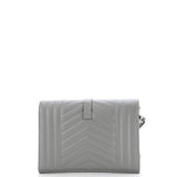 Classic Monogram Envelope Wristlet Clutch Mixed Matelasse Leather