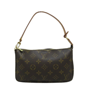 Louis Vuitton Pochette Accessoire  Canvas Clutch Bag