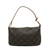 Louis Vuitton Pochette Accessoire  Canvas Clutch Bag