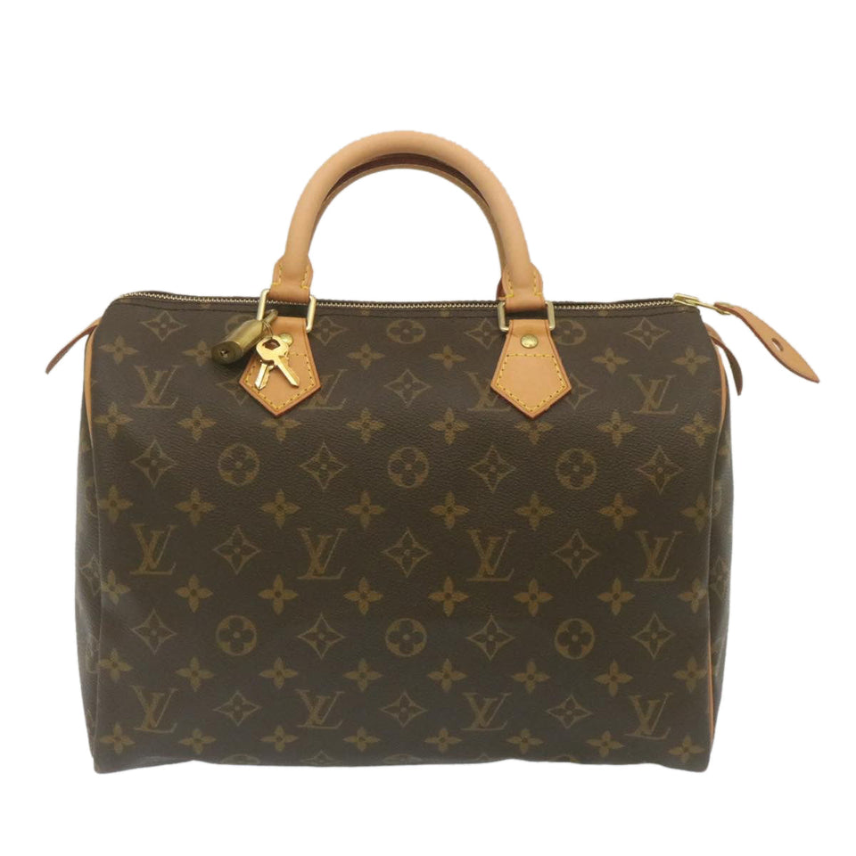 LOUIS VUITTON Monogram Speedy 30 Hand Bag M41526 LV Auth am464b
