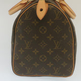 LOUIS VUITTON Monogram Speedy 30 Hand Bag M41526 LV Auth am464b