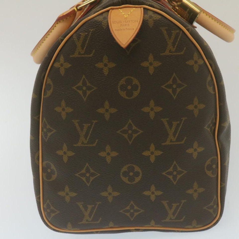 LOUIS VUITTON Monogram Speedy 30 Hand Bag M41526 LV Auth am464b