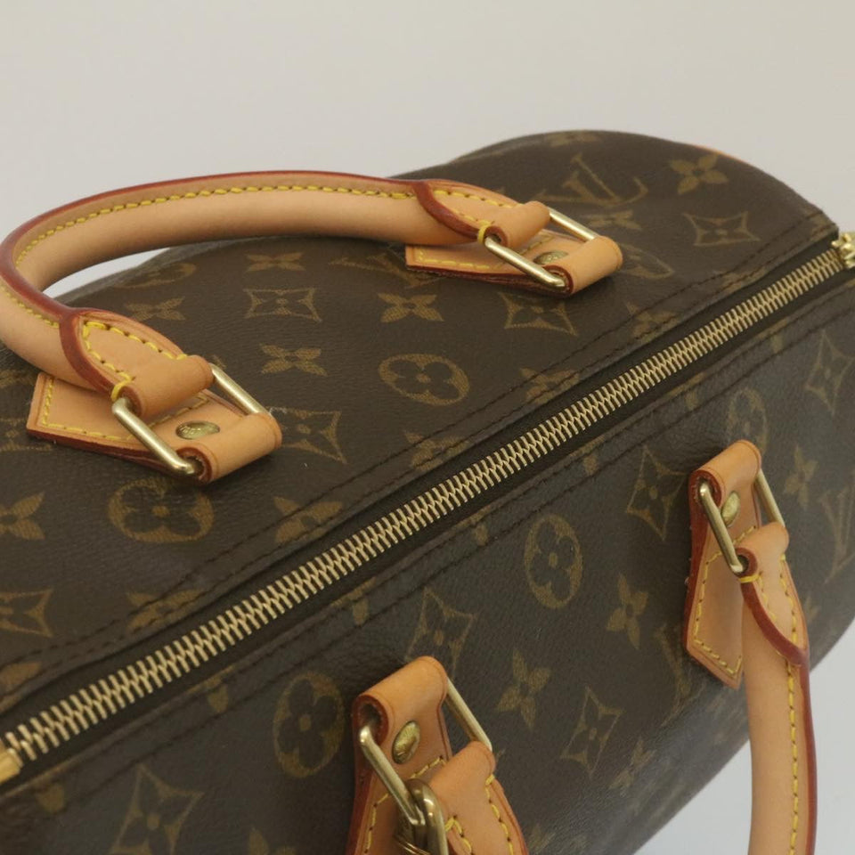 LOUIS VUITTON Monogram Speedy 30 Hand Bag M41526 LV Auth am464b