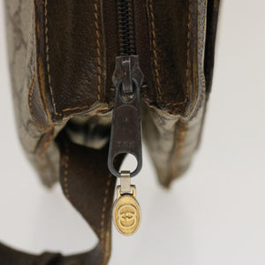 GUCCI Web Sherry Line GG Canvas Shoulder Bag Beige Red Green  bs1024