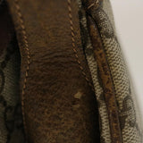GUCCI Web Sherry Line GG Canvas Shoulder Bag Beige Red Green  bs1024