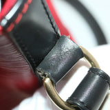 LOUIS VUITTON Epi Petit Noe Shoulder Bag bicolor Black Red M44172 LV  bs3388