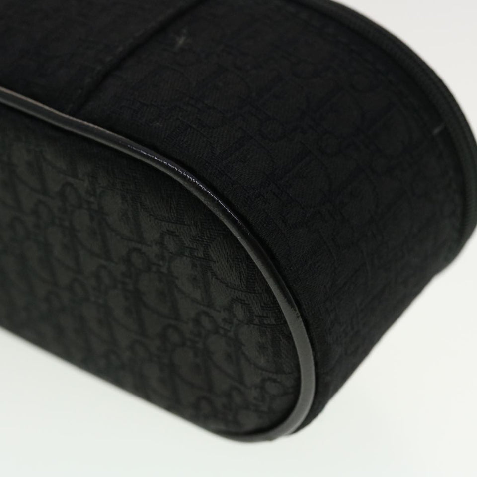 CHRISTIAN DIOR Trotter Canvas Vanity Cosmetic Pouch Black  bs4796