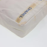 CHANEL Shoulder Bag Nylon White CC  bs4932