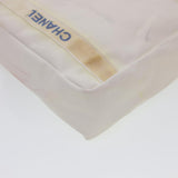 CHANEL Shoulder Bag Nylon White CC  bs4932