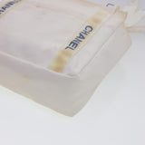 CHANEL Shoulder Bag Nylon White CC  bs4932