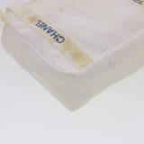 CHANEL Shoulder Bag Nylon White CC  bs4932