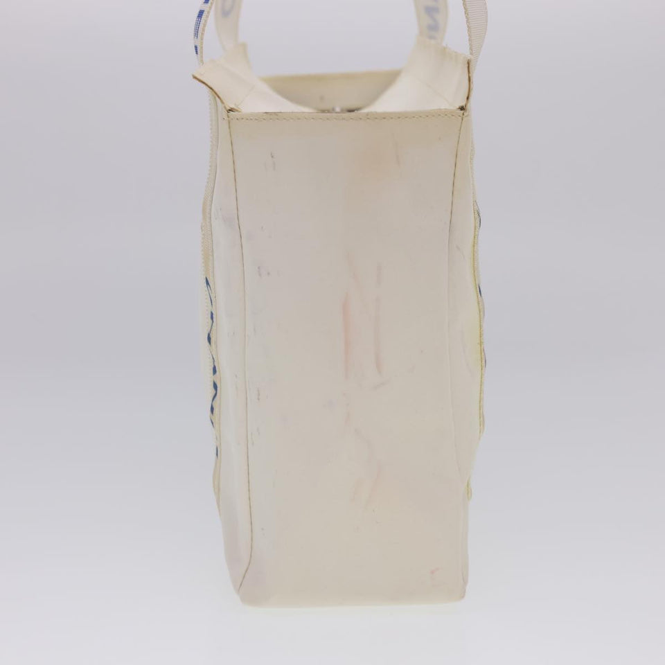 CHANEL Shoulder Bag Nylon White CC  bs4932