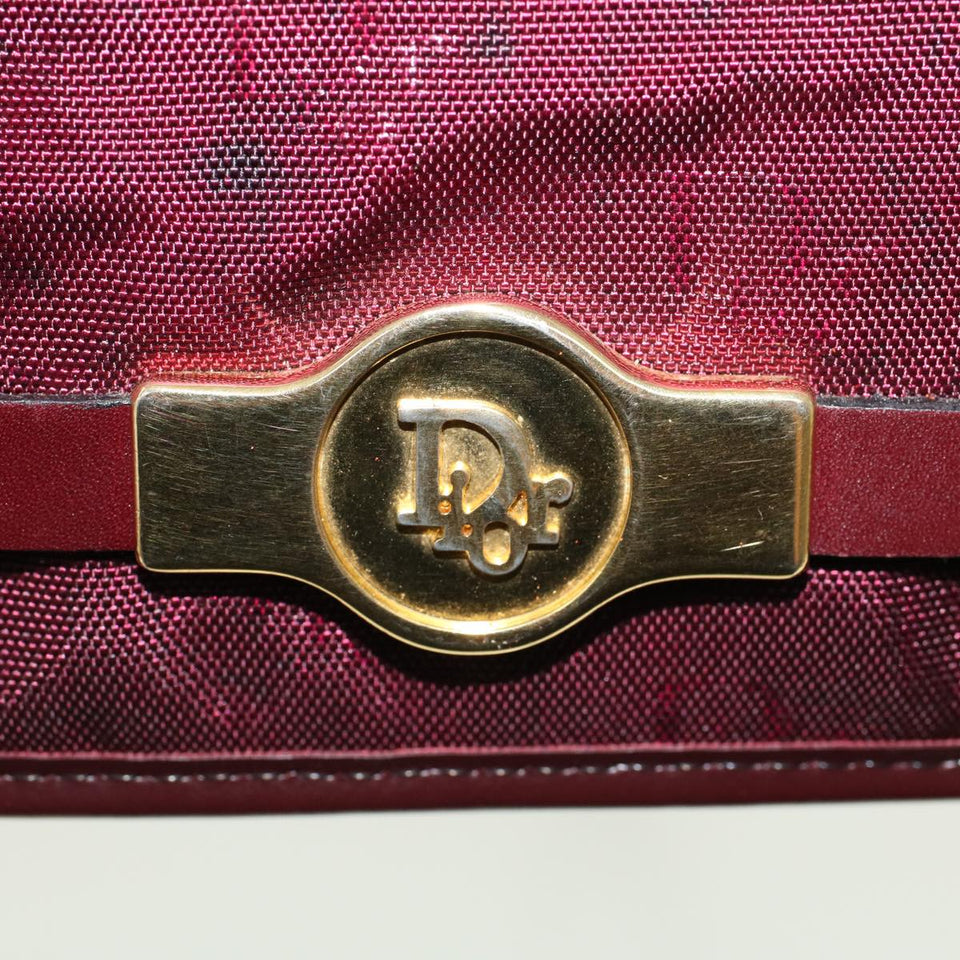 CHRISTIAN DIOR Shoulder Bag Nylon Red  bs5032