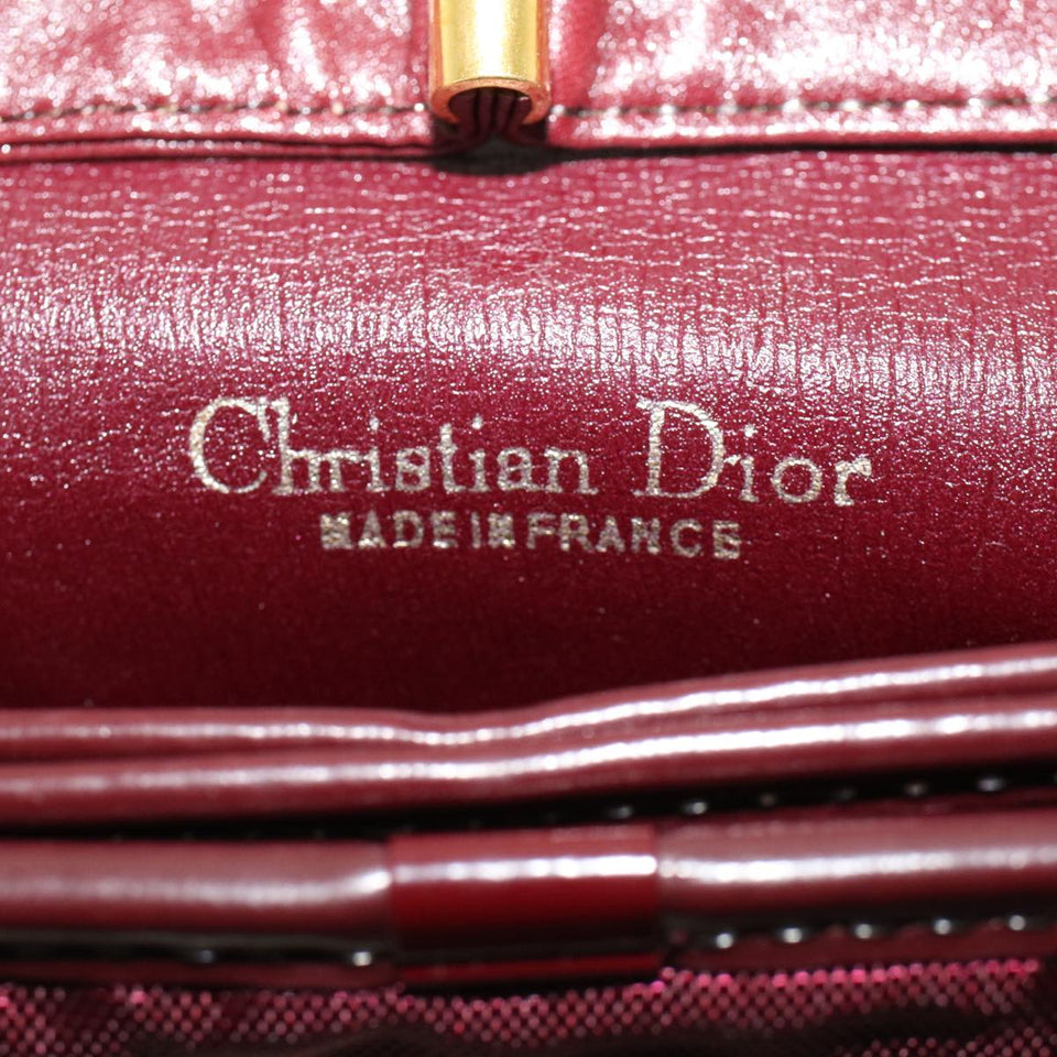 CHRISTIAN DIOR Shoulder Bag Nylon Red  bs5032