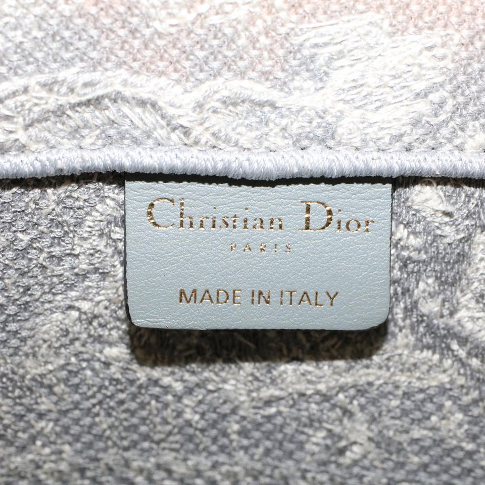 CHRISTIAN DIOR Book Tote Bag Canvas Gray M1286ZTDT_M932  bs6141