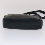 GUCCI Shoulder Bag Leather Navy  bs6472