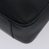 GUCCI Shoulder Bag Leather Navy  bs6472