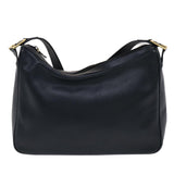 GUCCI Shoulder Bag Leather Navy  bs6472