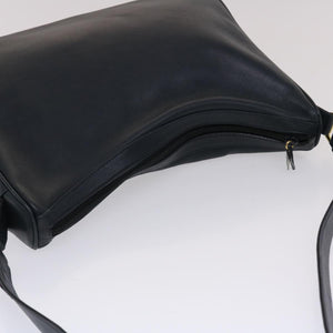 GUCCI Shoulder Bag Leather Navy  bs6472
