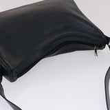 GUCCI Shoulder Bag Leather Navy  bs6472
