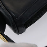 GUCCI Shoulder Bag Leather Navy  bs6472