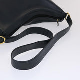 GUCCI Shoulder Bag Leather Navy  bs6472