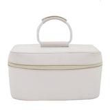GUCCI Vanity Cosmetic Pouch Leather White 03917050710  bs6557