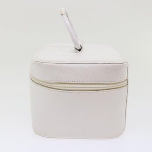 GUCCI Vanity Cosmetic Pouch Leather White 03917050710  bs6557