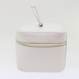 GUCCI Vanity Cosmetic Pouch Leather White 03917050710  bs6557