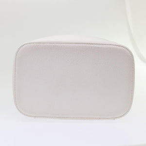 GUCCI Vanity Cosmetic Pouch Leather White 03917050710  bs6557
