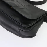 GUCCI Shoulder Bag Leather Black  bs6638