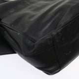 GUCCI Shoulder Bag Leather Black  bs6638