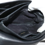 GUCCI Shoulder Bag Leather Black  bs6638