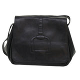 GUCCI Shoulder Bag Leather Black  bs6638