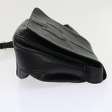 GUCCI Shoulder Bag Leather Black  bs6638