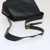 GUCCI Shoulder Bag Leather Black  bs6638