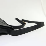 GUCCI Shoulder Bag Leather Black  bs6638