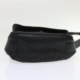 GUCCI Shoulder Bag Leather Black  bs6638