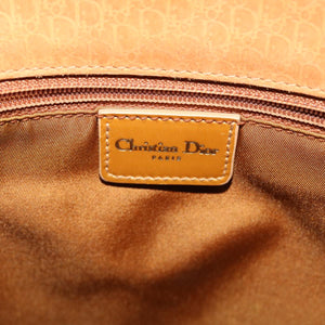 CHRISTIAN DIOR Trotter Canvas Tote Bag Beige  bs6841