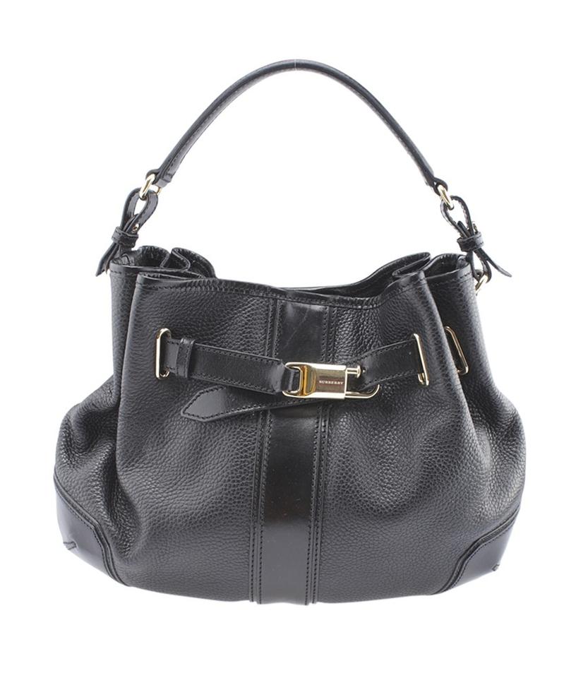Burberry Black Leather Shoulder Bag