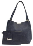 Burberry Bucket Pebbled Love Shoulder Black Leather Hobo Bag