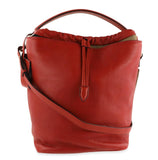 Burberry Ashby Red Leather Hobo Bag
