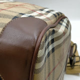 Burberry Boston Brown PVC Travel Bag