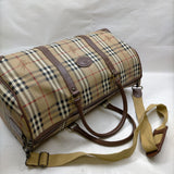 Burberry Boston Brown PVC Travel Bag