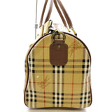 Burberry Boston Brown PVC Travel Bag